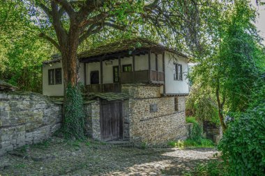 Varosha, Lovech, Bulgaristan 'da 18. yüzyıldan kalma eski bir ev.                               