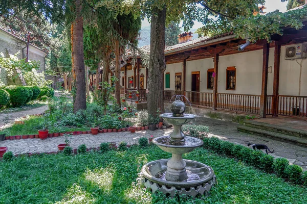 Only Fountain Violates Silence Maglizhki Monastery Nikolai Mountain Stara Planina — ストック写真