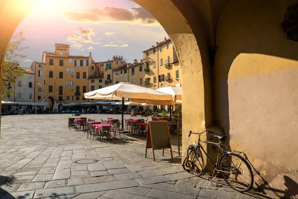 Lucca Toscana Itália Agosto 2020 Vista Incrível Uma Das Entradas — Fotografia de Stock