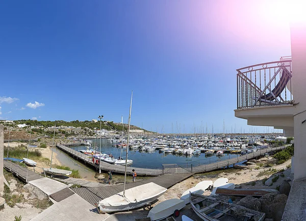 Santa Maria Leuca Apulien Italien August2021 Schöne Aussicht Auf Den — Stockfoto