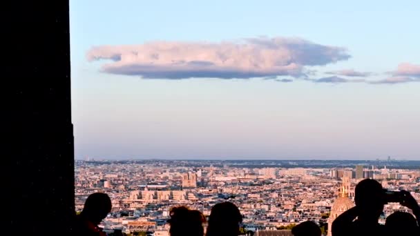 Paris France June 2022 Amazing Golden Hour Footage City Pov — 비디오