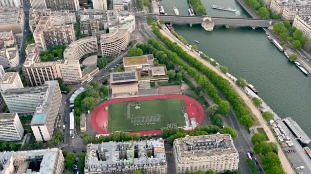 Paris France June 2022 Amazing Golden Hour Footage City Pov — Αρχείο Βίντεο