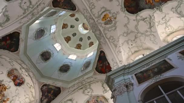Salzburg Avusturya Ağustos 2022 Salzburg Daki Aziz Peter Manastırı Nın — Stok video