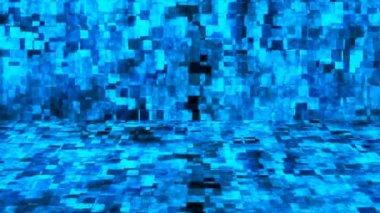 Hi-Tech Parıldayan Soyut Örnekler Duvar Sahnesi, Çoklu Renkler, Olaylar, 2D, Döngüsel, 4K