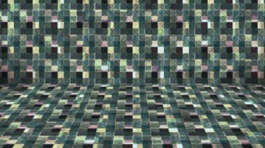 Hi-Tech Parıldayan Soyut Örnekler Duvar Sahnesi, Çoklu Renkler, Olaylar, 2D, Döngüsel, 4K