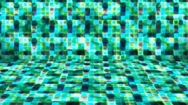 Hi-Tech Parıldayan Soyut Örnekler Duvar Sahnesi, Çoklu Renkler, Olaylar, 2D, Döngüsel, 4K