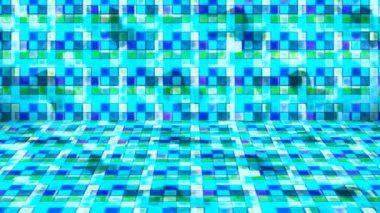 Hi-Tech Parıldayan Soyut Örnekler Duvar Sahnesi, Çoklu Renkler, Olaylar, 2D, Döngüsel, 4K