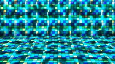 Hi-Tech Parıldayan Soyut Örnekler Duvar Sahnesi, Çoklu Renkler, Olaylar, 2D, Döngüsel, 4K