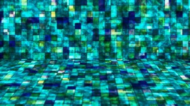 Hi-Tech Parıldayan Soyut Örnekler Duvar Sahnesi, Çoklu Renkler, Olaylar, 2D, Döngüsel, 4K