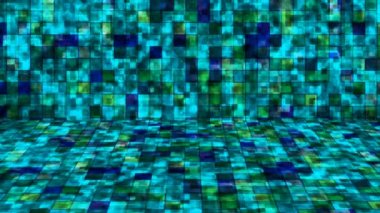 Hi-Tech Parıldayan Soyut Örnekler Duvar Sahnesi, Çoklu Renkler, Olaylar, 2D, Döngüsel, 4K