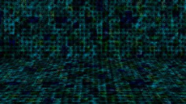 Hi-Tech Parıldayan Soyut Örnekler Duvar Sahnesi, Çoklu Renkler, Olaylar, 2D, Döngüsel, 4K