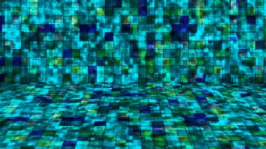 Hi-Tech Parıldayan Soyut Örnekler Duvar Sahnesi, Çoklu Renkler, Olaylar, 2D, Döngüsel, 4K