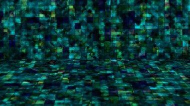 Hi-Tech Parıldayan Soyut Örnekler Duvar Sahnesi, Çoklu Renkler, Olaylar, 2D, Döngüsel, 4K