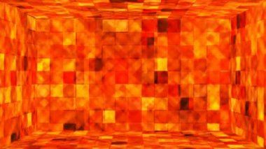 Hi-Tech Parıldayan Soyut Desenli Duvar Odası, Çok Renkli Olaylar, 2D, Döngülü, 4K