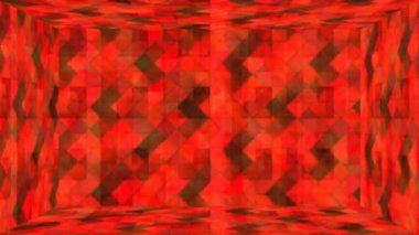 Hi-Tech Parıldayan Soyut Desenli Duvar Odası, Çok Renkli Olaylar, 2D, Döngülü, 4K