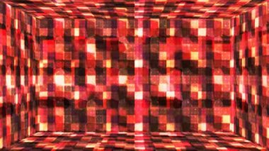 Hi-Tech Parıldayan Soyut Desenli Duvar Odası, Çok Renkli Olaylar, 2D, Döngülü, 4K