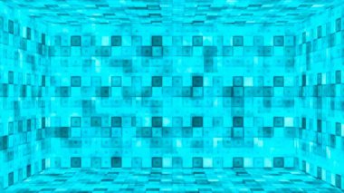 Hi-Tech Parıldayan Soyut Desenli Duvar Odası, Çok Renkli Olaylar, 2D, Döngülü, 4K