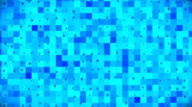 Broadcast Slicing Hi-Tech Circles, Blue, Technology, 3D, Loopable, 4K