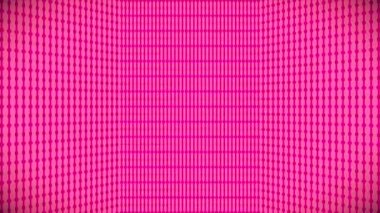 Broadcast Spinning Hi-Tech Glittering Patterns Walls, Magenta, Events, 3D, Loopable, 4K