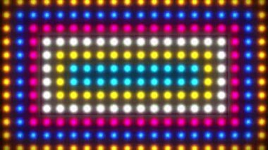 Broadcast Fading Revealing Hi-Tech Glowing Singing Dancing Stage Lights, Multi Color, Events, 3D, 4K