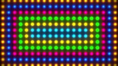 Broadcast Fading Revealing Hi-Tech Glowing Singing Dancing Stage Lights, Multi Color, Events, 3D, 4K