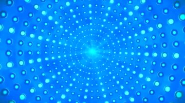 Yayınlanan Spinning Revealing Hi-Tech Parıldayan Işıklar Tüneli, Mavi, Olaylar, 3D, Döngülenebilir, 4K