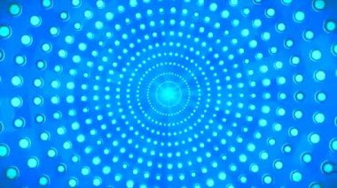 Yayınlanan Spinning Revealing Hi-Tech Parıldayan Işıklar Tüneli, Mavi, Olaylar, 3D, Döngülenebilir, 4K