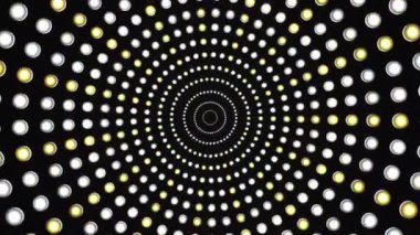 Yayınlanan Spinning Revealing Hi-Tech Parıldayan Işıklar Tüneli, Çoklu Renk, Olaylar, 3D, Döngü, 4K