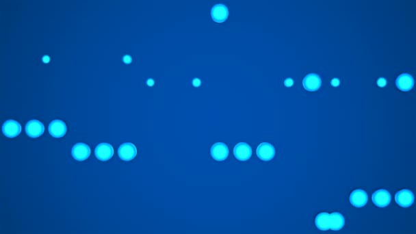 广播Fading Revealing High Tech Illuminated Circles Blue Events — 图库视频影像