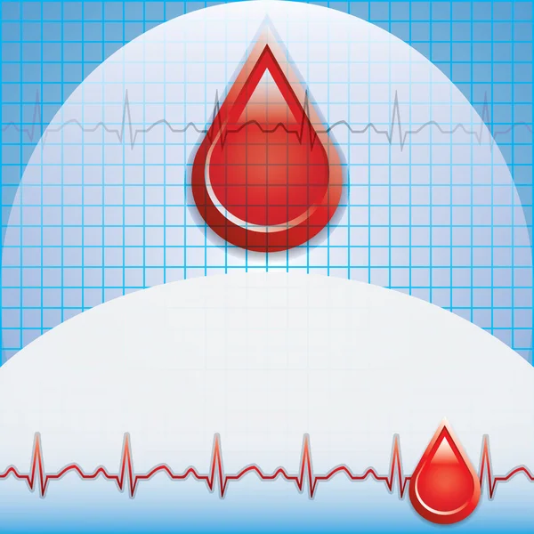 Vetor de doação de sangue . — Vetor de Stock