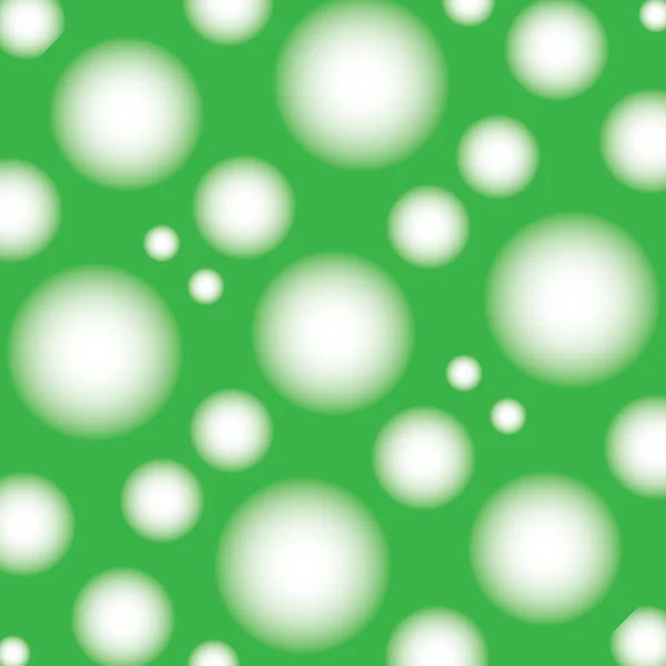 Naadloze patroon met ronde en vierkante ontwerp, Groenen, — Stockvector