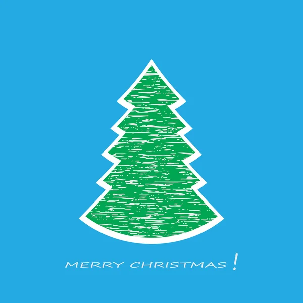 Kerstboom . — Stockvector