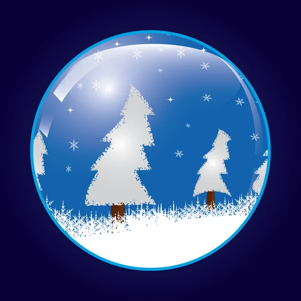Christmas ball . — Stock Vector