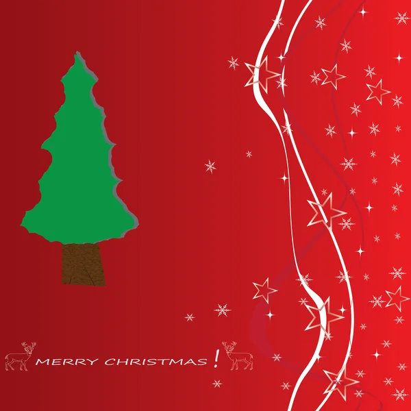 Kerstboom applique vector achtergrond. — Stockvector