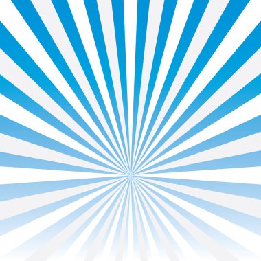 Vector abstract background of blue star burst . clipart