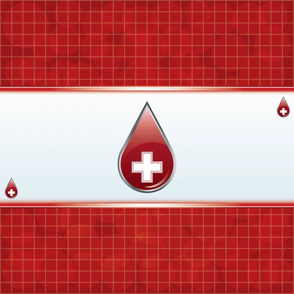 Fundo de doação de sangue . —  Vetores de Stock