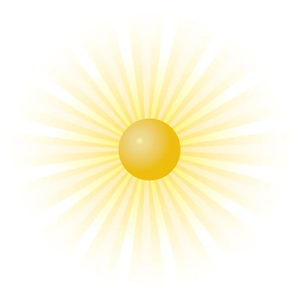 Помаранчевий sunburst літо . — стоковий вектор