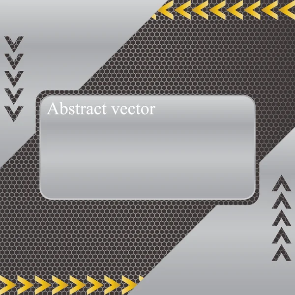 Contexte abstrait, brochure métallique — Image vectorielle