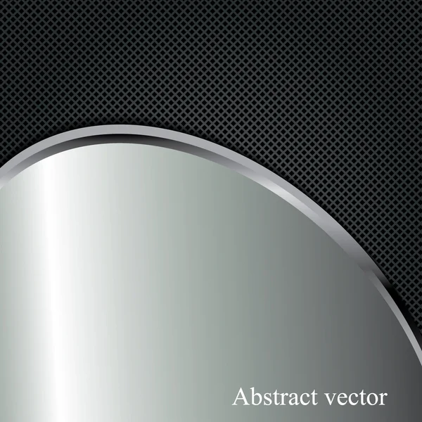 Abstracte achtergrond, metalen brochure — Stockvector