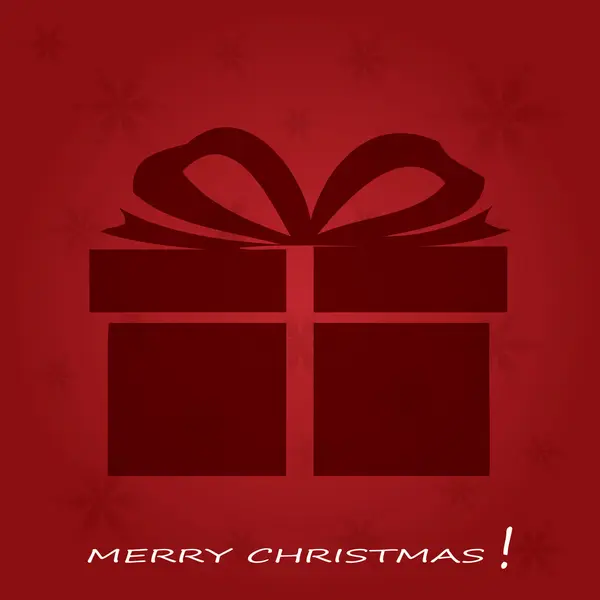 Karácsonyi üdvözlőlap. Merry christmas felirat — Stock Vector