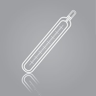 medikal termometre web simgesi .