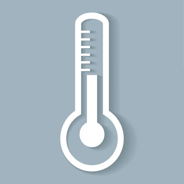 Web-Symbol für medizinisches Thermometer . — Stockvektor