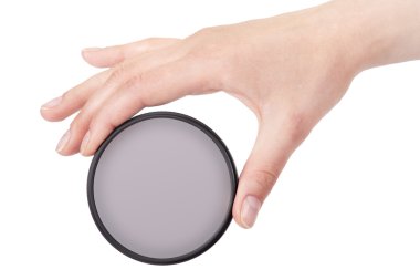 el izole kamera süzgeç tutarak