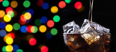 cola sıçraması ile parti arka plan