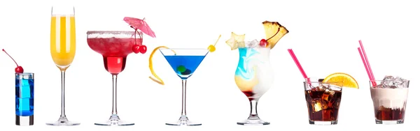 Alcoholic cocktail set — Stock Photo, Image