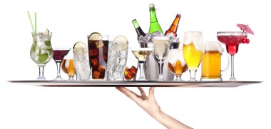 lade vol alcohol. viering concept