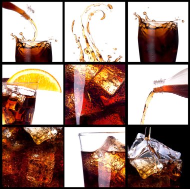splash arka plan taze cola