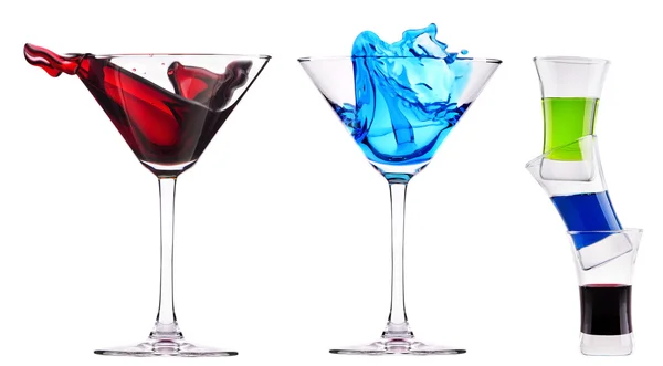 Alcoholic cocktails set — Stock Photo, Image