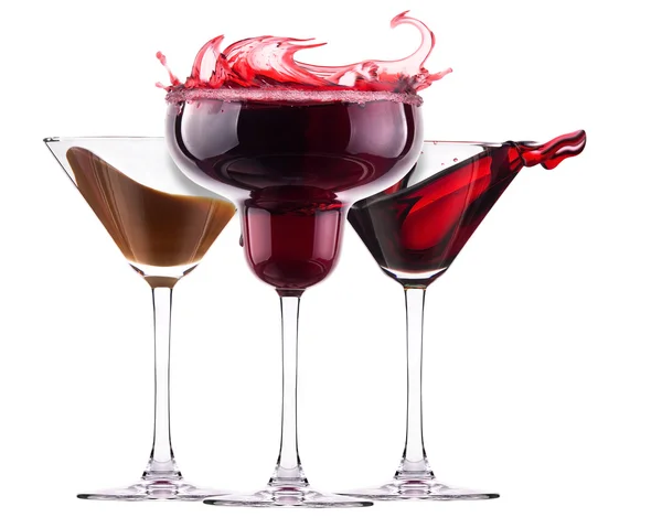 Alcoholische cocktail plons instellen — Stockfoto