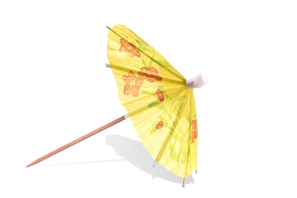 Paraguas de cóctel aislado — Foto de Stock